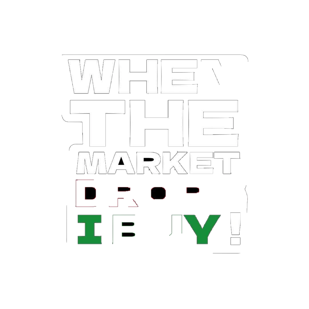 When The Market Drops Sticker